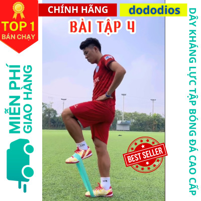 Dây kháng lực đá banh đá mạnh, dây kháng lực tập sút mạnh, dây kháng lực tập đá banh - Hàng Chính hãng - COMBO 5 Dây