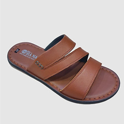 Dép Nam Quai Ngang HÀ NAM Da Bò Thật Cao Cấp DNA2155