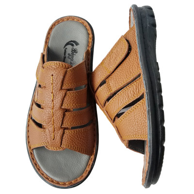 Dép Nam Quai Ngang BIGGBEN Da Bò Thật DN353