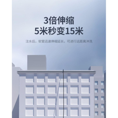 Ugreen UG80344lp267TK Súng phun nước rửa xe ô tô áp lực cao xả nước máy di động ống nước tăng áp ( 5 mét trước khi phun nước * 15 mét sau khi phun nước) - HÀNG CHÍNH HÃNG