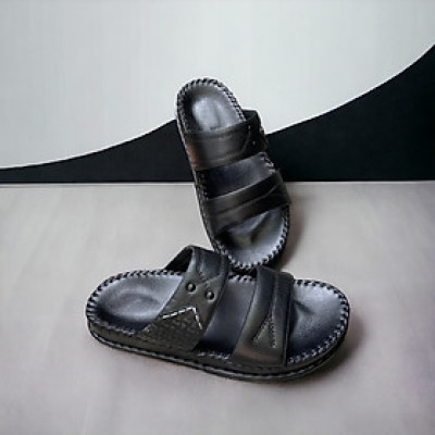 DÉP QUAI NGANG CHẤT LIỆU DA BÒ VATIS VA2045 | KHÂU ĐẾ CHẮC CHẮN