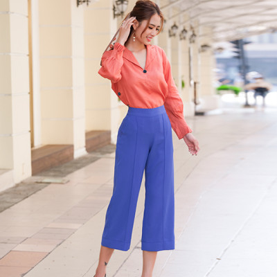 Áo Cổ Ve Linen Celosia TOP148 Thời trang thiết kế Hity