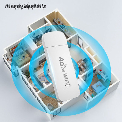 USB phát wifi từ sim 4G 5G Dongle, Dcom wifi, bộ phát wifi tốc độ cao sử dụng mọi loại sim - Hàng chính hãng / Hàng nhập khẩu