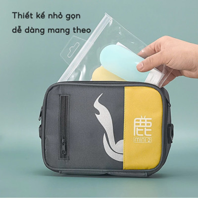 Set 3 tuýp chiết mỹ phẩm du lịch đựng dầu gội, sữa tắm, lotion, toner 60ML- Bộ chai lọ chiết mỹ phẩm tái sử dụng Phượt Dã Ngoại Đi Chơi Văn Phòng