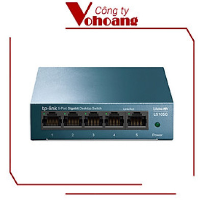 Switch Chia Mạng 5 Cổng Gigabit Tp-Link LS105G Vỏ Kim Loại Thế Hệ Mới - Hàng Chính Hãng
