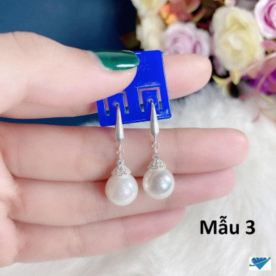 Bông tai bạc nụ sao thời trang chất liệu bằng bạc MS057s