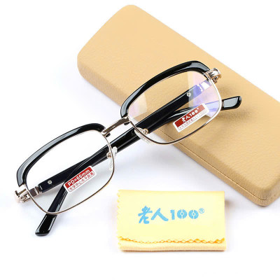 Kính lão đọc sách kiểu dáng cổ điển tròng thuỷ tinh gọng bền đep 596F