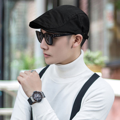 Mũ Lưỡi Trai Nam Phong Cách, Mũ Mỏ Vịt Phong Cách Hàn Quốc Phù Hợp Với Mọi Lứa Tuổi, Mũ Beret Chất Liệu Vải Kaki Cao Cấp Có Thể Điều Chỉnh Size