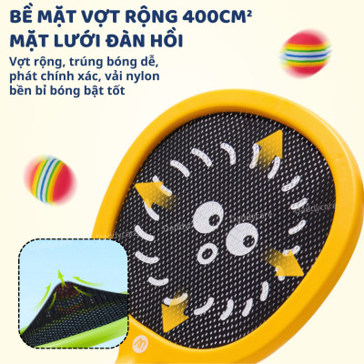 Vợt cầu lông trẻ em Mideer Kids Junior Racket, đồ chơi vận động cho bé
