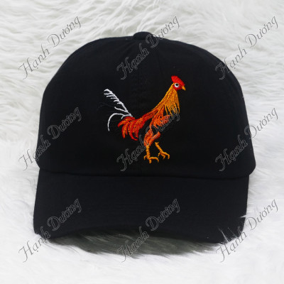 Nón kết nam mũ lưỡi trai thêu hình con gà thời trang phù hợp cả nam và nữ