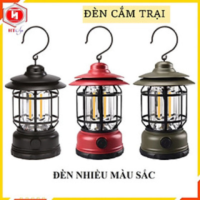 Đèn Tích Điện, Đèn Cắm Trại, Đèn Dã Ngoại Du Lịch Sạc USB Tiện Lợi