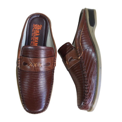 Dép Bít Mũi Nam HÀ NAM Da Bò Thật Cao Cấp GGSB20162