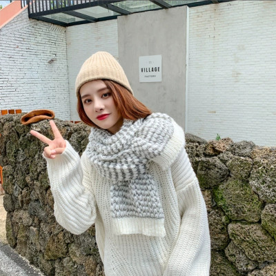 Khăn choàng quàng cổ len giữ ấm cao cấp đẹp sang trọng nam.nữ thời trang Hàn Quốc dona23112201