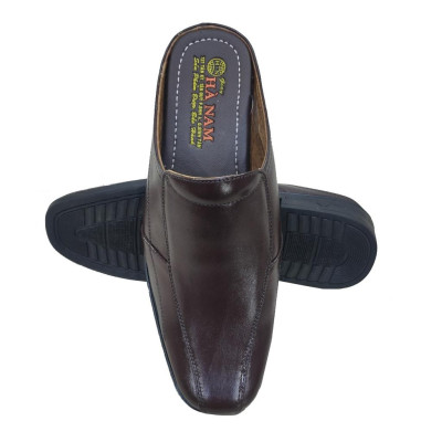 Dép Bít Mũi Nam HÀ NAM Da Bò Thật Cao Cấp GSB20139