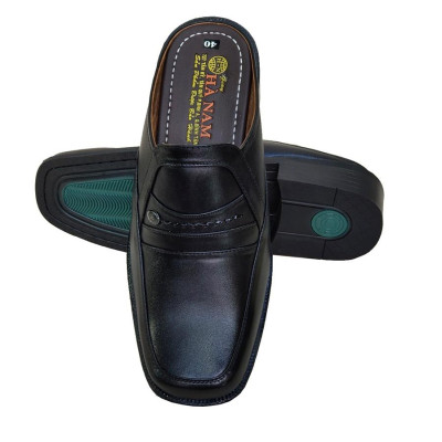 Dép Bít Mũi Nam HÀ NAM Da Bò Thật Cao Cấp GSB20135