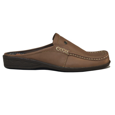 Dép Bít Mũi Nam HÀ NAM Da Bò Thật Cao Cấp GSB2093