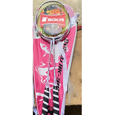 Bộ 2 Vợt Cầu Lông BK Căng Sẵn 9kg Khung Carbon Siêu Dẻo,Siêu Bền + Tặng 2 Cuốn Cán Và Túi Đựng