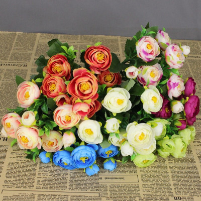 Hoa hồng tỉ muội giả - Bình hoa hồng tỉ muội cắm sẵn - Cây giả, hoa lụa trang trí nhà cửa