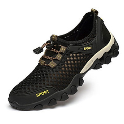 Giày Sport Trekking, Giày Leo Núi, Giày Phượt, Giày Đi Bộ Dã Ngoại Siêu Nhẹ Màu Đen