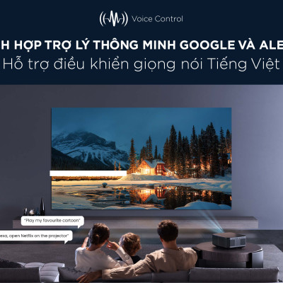 Máy chiếu thông minh Yaber K3 tích hợp loa JBL Android Tivi Netflix bản quyền  Full-HD 4K- Hàng Chính Hãng - Thương hiệu Máy chiếu gia đình và văn phòng hàng đầu