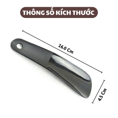 Combo Hai đón gót giầy muồng đen Không Gỉ Duy Trì Hình Dáng Tăng Tuổi Thọ Của Giày Nam Nữ Móc Chìa Khóa MUỖNG XỎ GIÀY