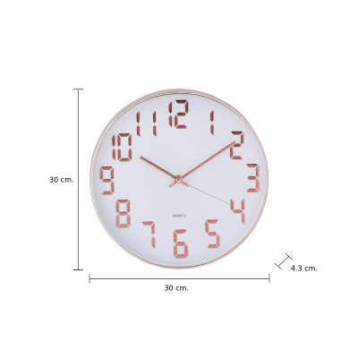 Đồng Hồ Treo Tường COPPRA Trang Trí Nghệ Thuật Bộ Máy Đài Loan Bền Bỉ Đường Kính 30cm | Index Living Mall| Nội Thất Nhập Khẩu Thái Lan - Phân Phối Độc Quyền Tại Việt Nam