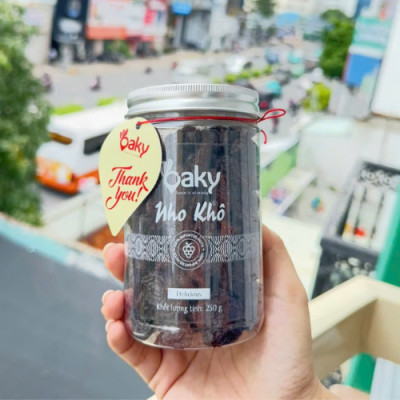 Nho Khô Oaky – Nhập Khẩu Mỹ – Hũ 250g hoặc 450g – Ngọt Tự Nhiên, Tốt Cho Sức Khỏe