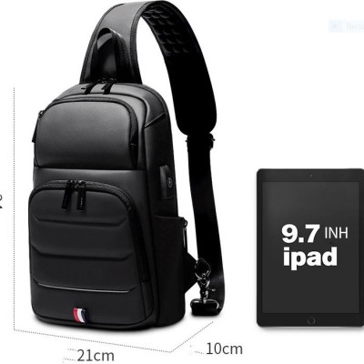 Túi đeo chéo đeo ngực nam thông minh đa chức năng thời trang cao cấp phong cách cá tính