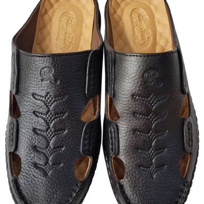 Dép bít mũi nam da bò thật BIGGBEN cao cấp SB108