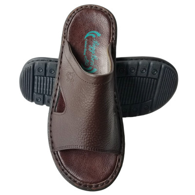 Dép Nam Quai Ngang BIGGBEN Da Bò Thật DN355