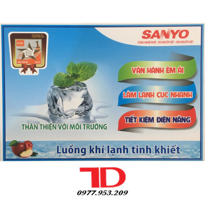 Tem dán dành cho tủ lạnh SANYO