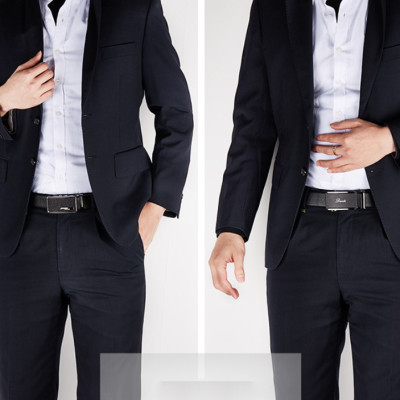 Thắt lưng nam da bò nguyên chất mặt khóa tự động hợp kim cao cấp