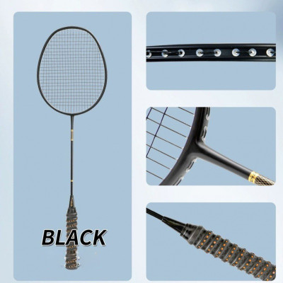 Bộ 2 Vợt Cầu Lông B01 Căng Sẵn 10kg Căng Max 12kg Full Carbon Đại Nam Sport + Tặng 3 Quả Cầu Lông Và Cuốn Cán