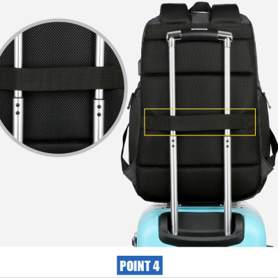 Ba lô nam thời trang cao cấp phong cách châu âu 