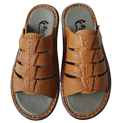 Dép Nam Quai Ngang BIGGBEN Da Bò Thật DN353