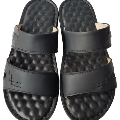 Dép Nam Quai Ngang Da Bò BIGGBEN Cao Cấp DN282