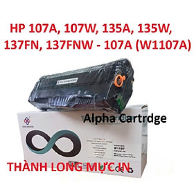 Hộp mực dành cho HP MFP 135A 135w 137fn 137fw 137fnw - 107w - w1107a 107A Có chip lắp vào là in, mới 100% Hàng chính hãng Alpha Cartridge