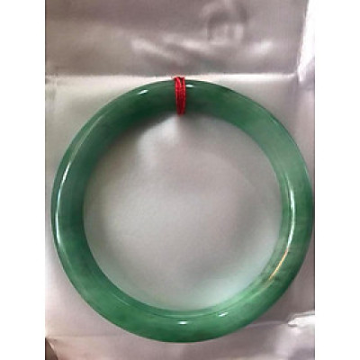 CHIẾC VÒNG TAY NỮ LÝ SỊN SAO 55MM HÀNG CAO CẤP 100% CẨM THẠCH THIÊN NHIÊN XANH NGỌC ĐẬM VÂN RẤT SANG NỮ 55KG ĐẾN 65KG