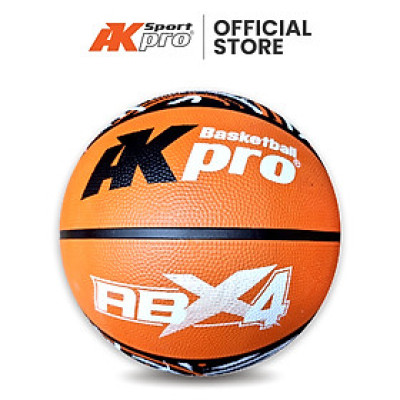 Bóng rổ Cao su AKpro ABX4 - màu Cam - size 5, 6, 7 - Chính hãng