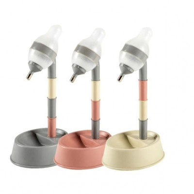 Bình nước kết hợp bát ăn có khấc Purmi nhiều màu 