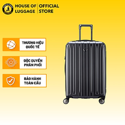 Vali kéo Titanium DELSEY - PHÁP: Được làm từ vật liệu polycarbonate nhẹ và bền, vẻ ngoài tinh tế với lớp sơn mờ để hạn chế tối đa trầy xước Khóa số TSA an toàn tiêu chuẩn Hoa Kỳ Nội thất tổ chức phong phú, đa năng