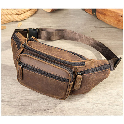 Túi Bao Tử, Túi Đeo Bụng, Túi Đeo Vai Da Bò Marrant BHM8879