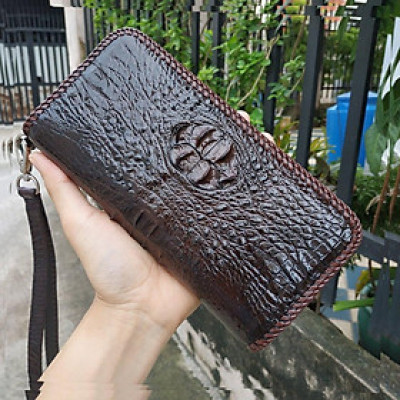 Ví cầm tay gù cá sấu 