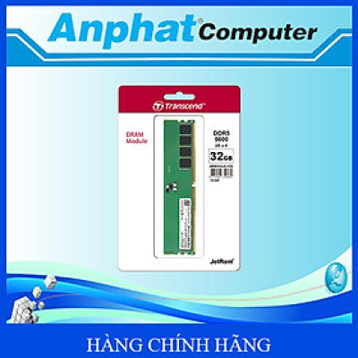 Bộ nhớ RAM PC Transcend 32GB JM DDR5 5600Mhz SO-DIMM CL46 1.1V – Hàng Chính Hãng
