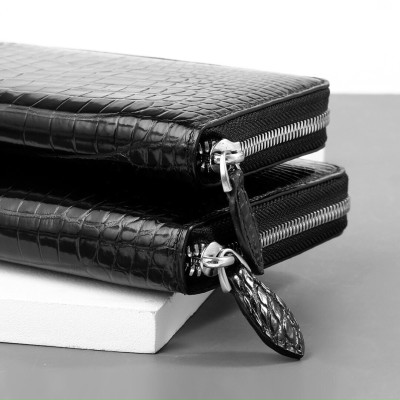 Ví cầm tay da cá sấu CTT1 - Loại 1 dây kéo - Sang trọng, đẳng cấp và bền bỉ