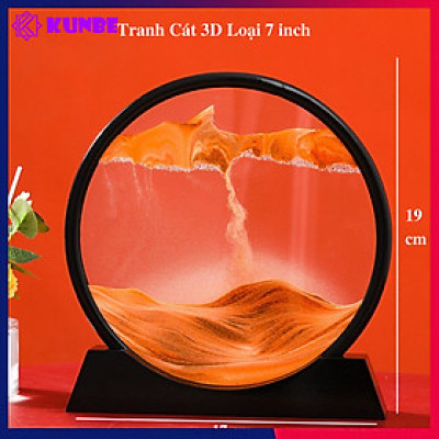 Tranh Cát Chảy Chuyển Động 3D KUNBE Nhiều Mẫu Trang Trí Nhà Cửa Bàn Làm Việc, Giảm Stress