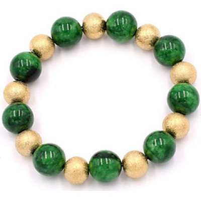 Chuỗi đeo tay - cẩm thạch đông ninh 12 ly VCTDHVM1 - may mắn, bình an