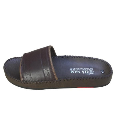 Dép Nam Quai Ngang Da Bò Thật TiTi ĐÔ Cao Cấp DN267d