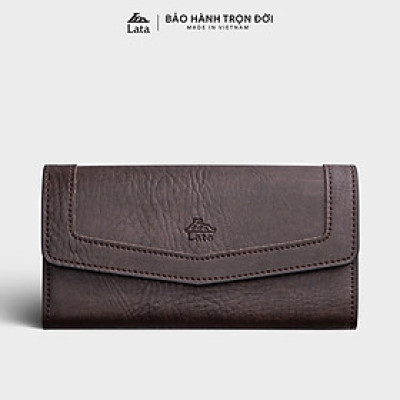 Ví nam da bò Lata ( Thời trang nam - Ví da thật LVN54 )