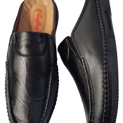 Dép Bít Mũi Nam Da Bò BIGGBEN Cao Cấp SB97